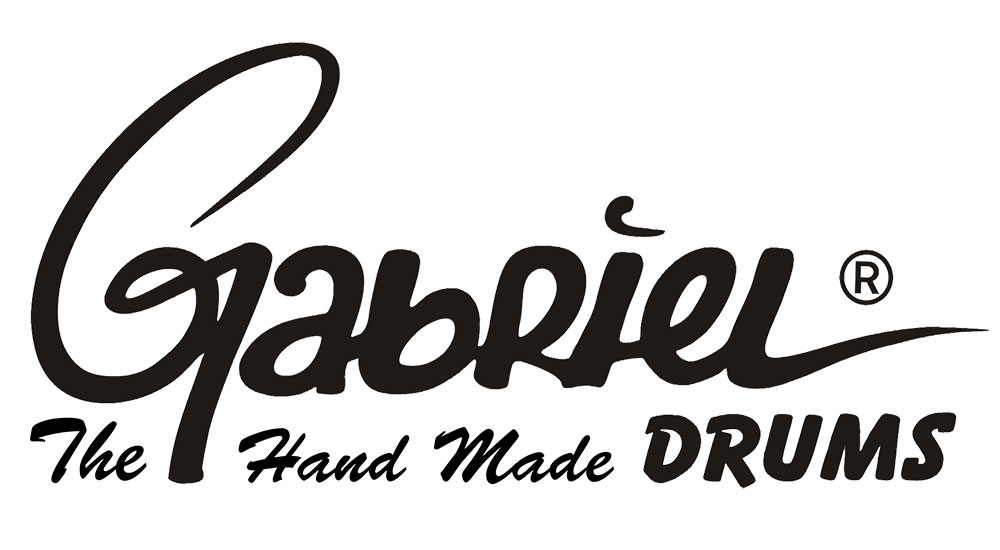 logo gabriel drums black